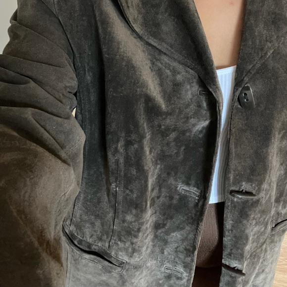 VINTAGE SIMON CHANG - 100% Leather/Suede - XL - OVERSIZED - Picture 7 of 16